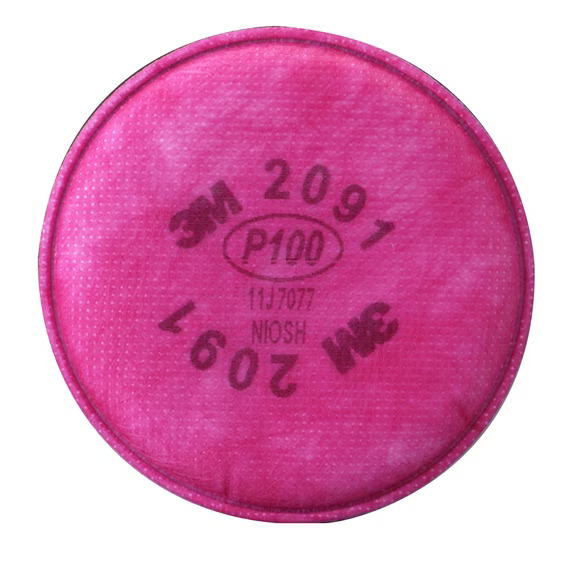 P100 filters and respirators