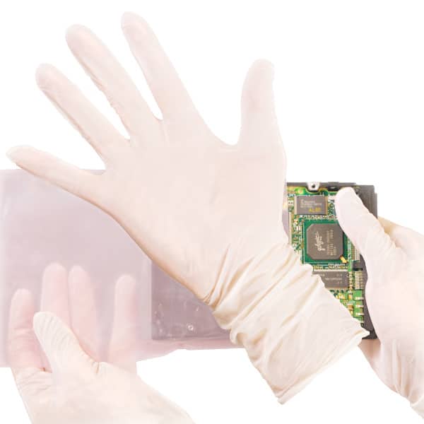 Disposable nitrile gloves