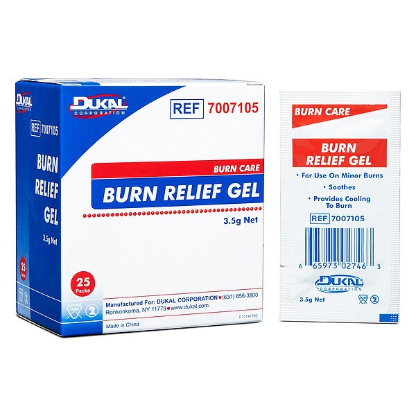 Burn treatment supplies