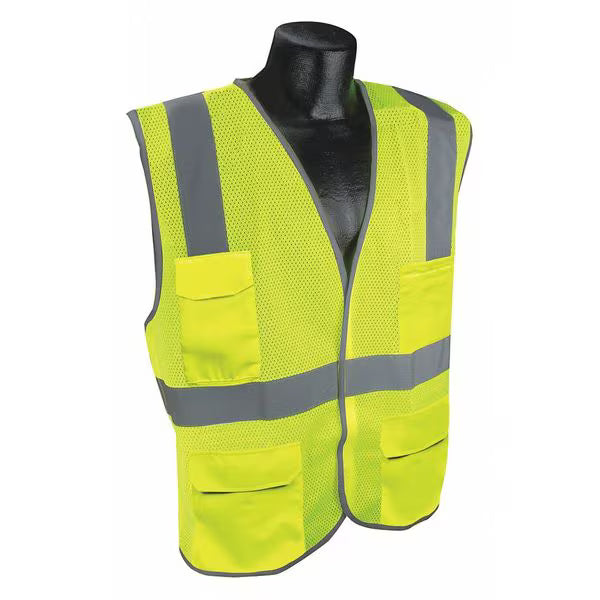 High-visibility vests and shirts